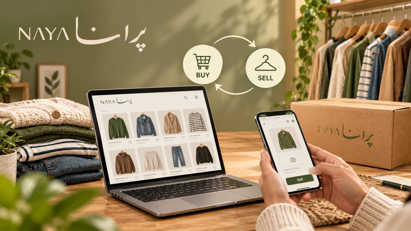 Buy and Sell Clothes Online in Pakistan | NayaPurana