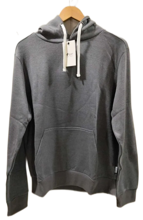 G97 Premium Men's Grey Hoodie – Ultimate Comfort & Winter Style