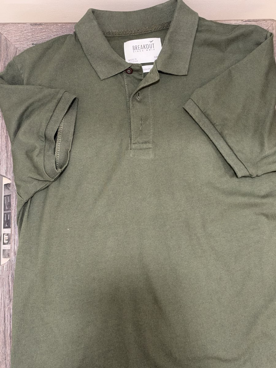 Breakout Olive Green Polo Shirt