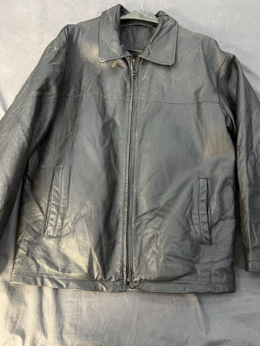 Italian designer made full grain leather jacket