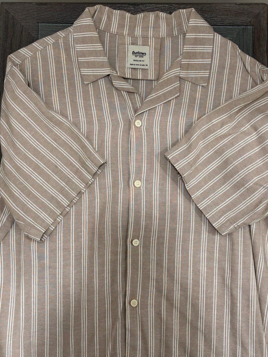 Outfitters Beige Striped Shirt