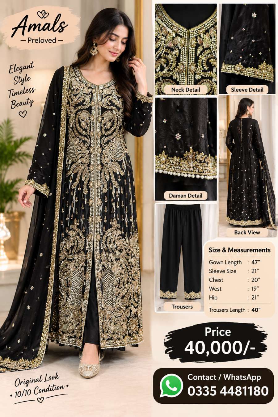 Wedding 3 pice dress