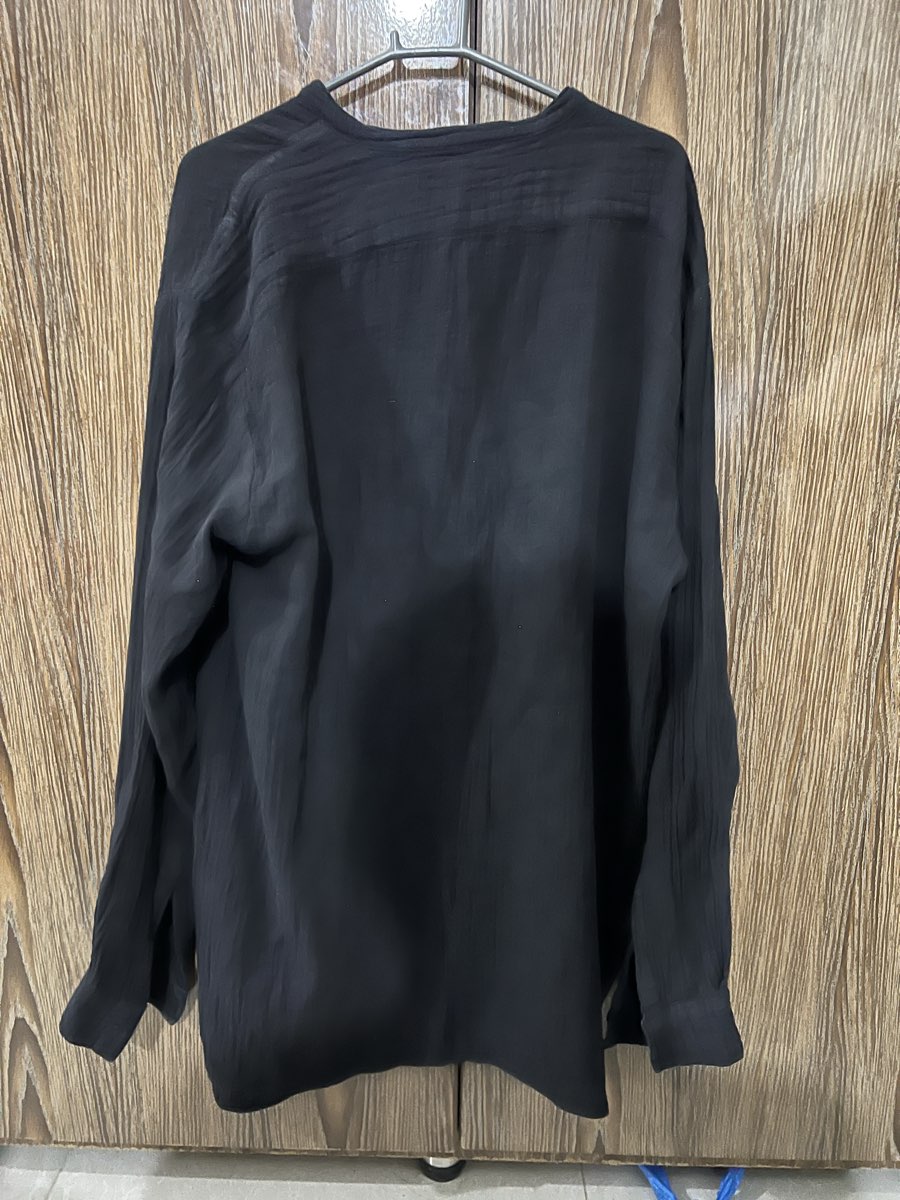 Lama twill fabric lounge wear shirt